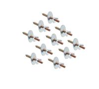 osiuujkw Ce kit d'accessoires pour Cages à Oiseaux, Comprenant vis, écrous et Joints, est fourni en quantité suffisante pour Les passionnés de perroquets, garantissant Performance et fiabilité à Long