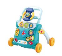 osiuujkw Centre d'activités pour bébés, trotteurs, jouets à pousser, intégrant musique et éducation pour stimuler l'esprit et le corps des bébés, trotteurs à pousser, apprentissage assis-debout, Vert