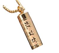 osiuujkw Collier commémoratif élégant, porte-cendres conçu pour préserver et sceller les souvenirs à jamais. Pendentif urne, collier commémoratif : un bijou utilisé comme une manière