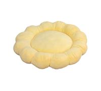 osiuujkw Coussin rond antidérapant haute résilience pour animaux de compagnie, lit confortable pour chat à motif floral d'intérieur offrant une expérience de vie unique pour le chat. Le nid entier est