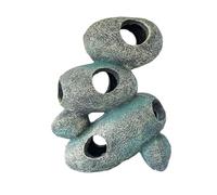 osiuujkw Décoration pour Aquarium : Une Grotte en Forme de Rocher. des Images réalistes Qui attirent Les Poissons et s'intègrent Parfaitement à Tout Aquarium Terrarium.