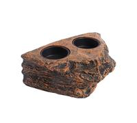 osiuujkw Gamelle magnétique pour Reptiles, mangeoire et Abreuvoir, idéale pour Les Petits Reptiles. Facile à Installer et Polyvalente. Support magnétique pour mangeoire et pour Serpents, Double Bol