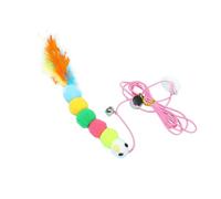osiuujkw Jouet pour Chat d'intérieur : en Peluche en Forme d'insecte. Idéal pour l'exercice, Le Jeu et l'entraînement. Ce Petit Jouet Forme d'insecte, Vif et interactif, Attire l'attention de