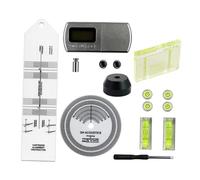 osiuujkw Kit d'outils pour platine vinyle : outil de réglage de la cellule vinyle, rapporteur, échelle graduée, pour configuration audio audiophile. Outils robustes et durables pour platine Kits