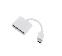 osiuujkw Lecteur de cartes USB-C de type 1 avec importation directe pour la capture contenu multimédia sur carte mémoire smartphone. Adaptateur USB 3.1 Type C vers lecteur.