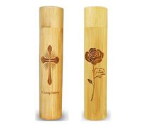 osiuujkw Lot de 2 Urnes funéraires pour Animaux de Compagnie, Petite capacité, avec Motif Dispersion Fleurs, pour la commémoration des êtres Chers. Finition polie et Robuste, Ensemble 2
