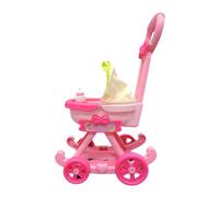 osiuujkw Mini Poussette Interactive pour Jeux de rôle, modèle Unique, Accessoires pour des activités ludiques, Jouets d'imitation, Poussette de Simulation, décoration Maison poupée, projets