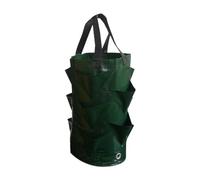 osiuujkw Potagers surélevés d'extérieur, pots pour légumes, sacs de culture en tissu conçus pour une mobilité et un entretien faciles, accessoires pour sacs de culture, Vert, 20 x 35 cm