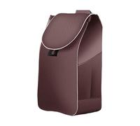 osiuujkw Sac de Rechange Compact et Pliable pour Chariot de Courses, Format, en Tissu Oxford, idéal pour Les Voyages et Les Courses. Poche Rangement Pratique et, Brun, 30x19x55cm