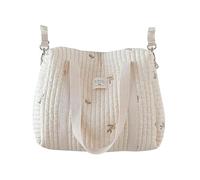 osiuujkw Sac de voyage pour poussette, sac de rangement pour poussette, organise biberons, serviettes, jouets et aliments pour bébé en un seul endroit. Facile à fixer. Accessoires inclus, Olives, L