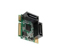 osiuujkw Solutions innovantes avec Carte de Conversion Mini PCIe et Adaptateur Mini PCIe vers 2 Ports permettant des transferts de données Rapides. Carte Conversion 2 Ports PCI pour SATA 3.0
