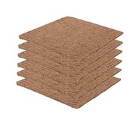 osiuujkw Tapis de Nidification réutilisables, lavables et légers pour Poules. Confortables et sûrs pour Le Bien-être des Poules. Tapis pour poulailler et pondoir, Brun, 30x30cm