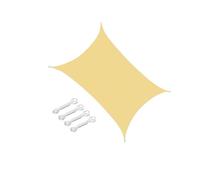 osiuujkw Voile d'ombrage Robuste avec UV pour Un ombrage Confortable dans Les Jardins, patios et piscines Tout l'été. Kit de Toile d'ombrage pour terrasse et abri de, Rectangle Kaki