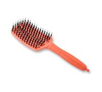 OSKAR Pro Care Peach Brosse à cheveux, poils de sanglier et en nylon, pour des cheveux brillants et soignés, doux pour le cuir chevelu, flexible et ergonomique, soin des cheveux de qualité
