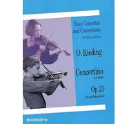 Oskar Rieding: Concertino In A Minor For Violin And Piano Op.21