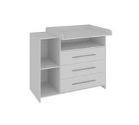 Oskar Store commode à langer Paula, Blanc, 110 x 93.5 cm avec plan à langer