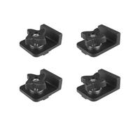 O'SKOOL Lot de 4 blocs de butée en T, accessoires de travail du bois pour profil double coupe de 1,9 cm ou table de rail en T, y compris les butées en ligne et latérales