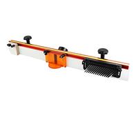 O'SKOOL Système de clôture de table de défonceuse de 81,3 cm de long avec panneau à plumes, protège-embouts, arrêt réglable et port anti-poussière