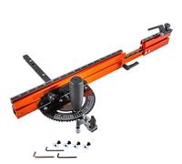 O'Skool Système de clôture d'extension avec fente standard et trous d'arrêt, clôture télescopique et butée rabattable