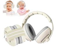 Oskuglin Casque Anti Bruit Bébé 2 en 1, Protection Auditive Réglable 0-48 Mois pour Nouveau-Nés et Tout-Petits, pour Avion, Fêtes, Sommeil Confort Ultra-Doux pour Sommeil Paisible en Avion