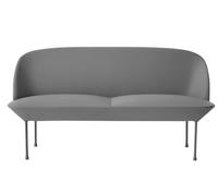 Muuto Canapé Oslo 2 places Steelcut 180-Dark grey