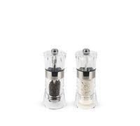PSP Peugeot - Ensemble moulins à poivre et sel humide Oslo Duo - Inox 14 cm - Mécanisme Zirlion