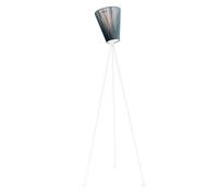Oslo Lampadaire Base Blanc et Abat-jour Vert