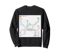Oslo Line Travel Art Norvège Sweatshirt