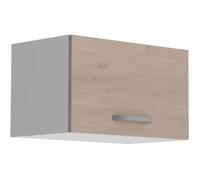 OSLO Meuble haut 1 porte - Décor Chêne Jackson - L 60 x P 36 x H 35 cm