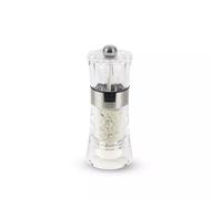 PEUGEOT - Moulin à Sel Humide Oslo 12 cm + Sel Humide Inclus - Réglage Classique - Mécanisme Zirlion Spécial Sel Humide en Céramique - En Acryl et Inox - Fabrication Française