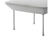 Muuto Oslo - Pouf/Tabouret rouge PxHxP100x45x73cm