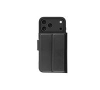Oslo Pro - Etui à rabat pour téléphone portable - compatibilité avec MagSafe - plastique - noir - pour Apple iPhone 17 Pro Max