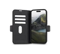 Oslo Pro - Etui à rabat pour téléphone portable - polyuréthane (PU), plastique - noir - pour Apple iPhone 16