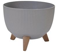 SIENA GARDEN Pot De Fleurs OSLO STRIPE Gris