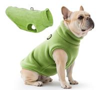 Oslueidy Chien Manteaux Chauds Chiens Vestes Hiver Pet Hoodies Sweatshirts Pullover Jumpsuit Chien Tenues de Neige Gilet pour Petits Chiens Moyens et Grands (Vert, XXL)