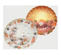OSMA Lot de 2 assiettes plates de la marque Paperplate en forme ronde 21 cm