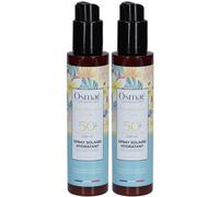 OSMAE Spray Solaire Hydratant Paradisiaque Tiaré SPF50+ 2x150 ml