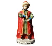 Osman Gazi Founders of The Ottoman Empire Aimant de réfrigérateur souvenir de voyage 3D Décoration magnétique pour réfrigérateur Collection artisanale