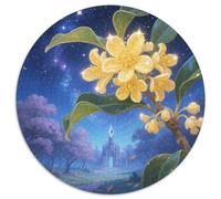 Osmanthus Fleur 1000 Pieces Jigsaw Puzzles for Adults Educhational Games Stress Relieving Entertainment Cultivate The Spirit of Teamwork for Adults and Kids, Age 12 Years Up 1000pcs (67.5x67.5cm)