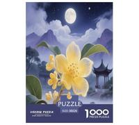 Osmanthus Fleur Puzzles 1000 Pieces Cadeau Unique Jeu Éduchatif Défi Jouet À De Qualité Supérieure Peinture Art pour Adultes Enfants 38x26cm/1000pcs