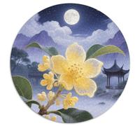 Osmanthus Flower, Jeu Circulaire Exigeant De 1000 Pièces avec, Recommandé pour Moments De Silence Et Concentration 1000pcs (67.5x67.5cm)