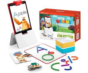 Osmo - Coffret complet Little Genius pour tablette Fire - Little Genius Starter Kit - Âges 3 à 5 ans - 4 jeux d'apprentissage très amusants : formes et lettres, phonétique, résolution de problème