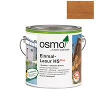 Osmo Lasur à usage unique HSPlus Teck Satinée Pour Surfaces En Bois 2500ml