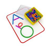 Osmo - Little Genius Sticks & Rings - Âges : 3-5 ans - Jeu d'apprentissage interactif - Imagination, formation des lettres et créativité - Pour iPad ou tablette Fire (Base Osmo requise, non incluse)