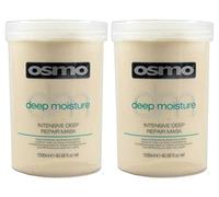 Osmo Lot de 2 masques réparateurs intensifs pour cheveux secs et résistants 1200 ml
