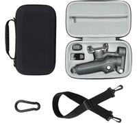 OSMO Mobile 7/7P Case,Osmo Mobile 7P Sac de Rangement Portable Compact pour DJI Osmo Mobile 7/Osmo Mobile 7P Vlog Combo Accessoires,avec Une Sangle d'épaule et Un Mousqueton (Noir)