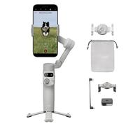 Osmo Mobile 7 Bundle Suivi Avancé, nacelle stabilisatrice pour iPhone&Android, trépied intégré, Ultra-léger, nacelle pour Smartphone à 3 Axes, Suivi natif, édition en Un clic, Batterie 10h