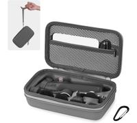 Osmo Mobile 7P Case,PU Leather Portable Storage OM 7P Case Travel Carrying Bag for DJI OM 7/7P Stabilizer for DJI Mic Mini Accessories,Grey,for DJI Osmo Mobile 7P Accessories,Case