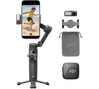 Osmo Mobile 7P+émetteur Mic Mini, nacelle stabilisatrice pour iPhone&Android, éclairage, nacelle pour Smartphone à 3 Axes