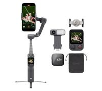 Osmo Mobile 8P+émetteur Mic Mini, nacelle stabilisatrice pour iPhone&Android, radiocommande, Micro sans Fil, Audio Riche en détails, réduction Active du Bruit, nacelle pour Smartphone à 3 Axes